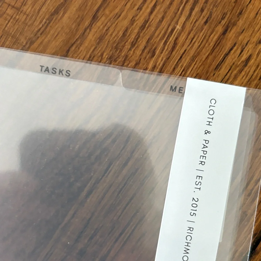 Cloth and Paper Tabs